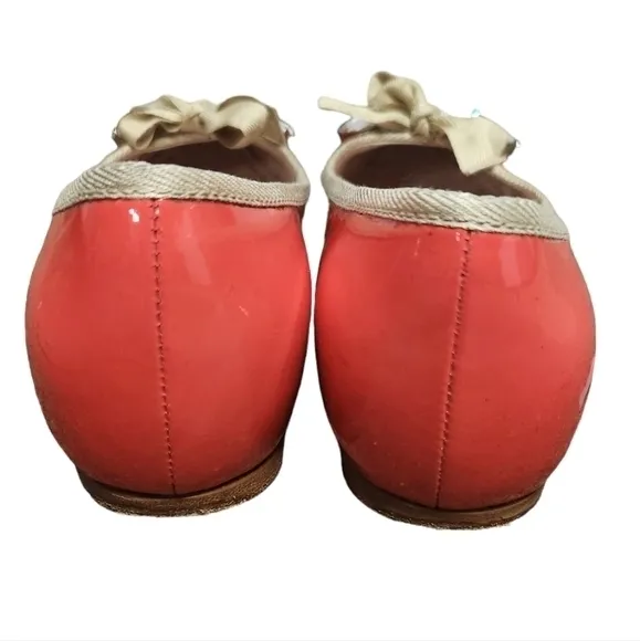 MIU MIU POINTED TOE CRYSTAL‎ BOW BALLET FLATS 5.5