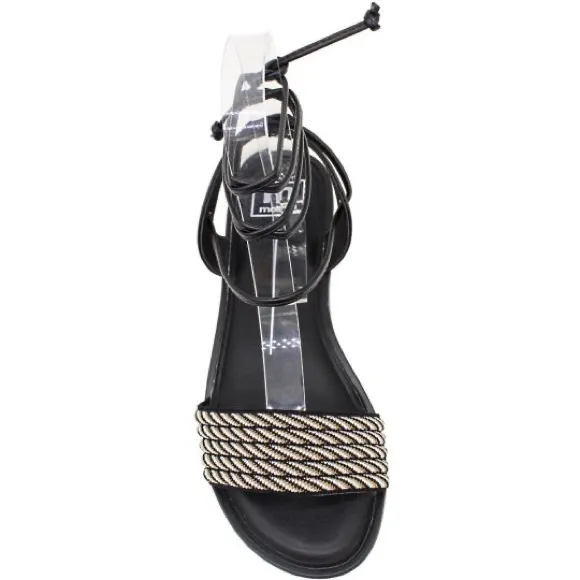 Moleca Women’s Black Casual Strappy Flat Sandals