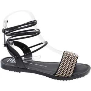 Moleca Women’s Black Casual Strappy Flat Sandals
