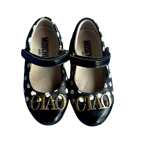Moschino Ballet Flats Toddler size 23 US 6.5 Mary Jane