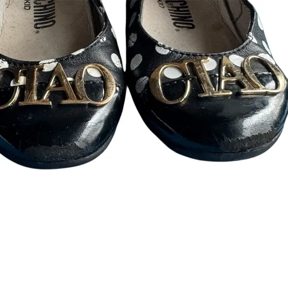 Moschino Ballet Flats Toddler size 23 US 6.5 Mary Jane