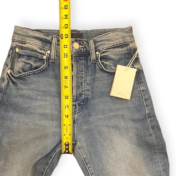 MOTHER High Waisted Hiker Hover Jean in Herbal Remedy Size 24