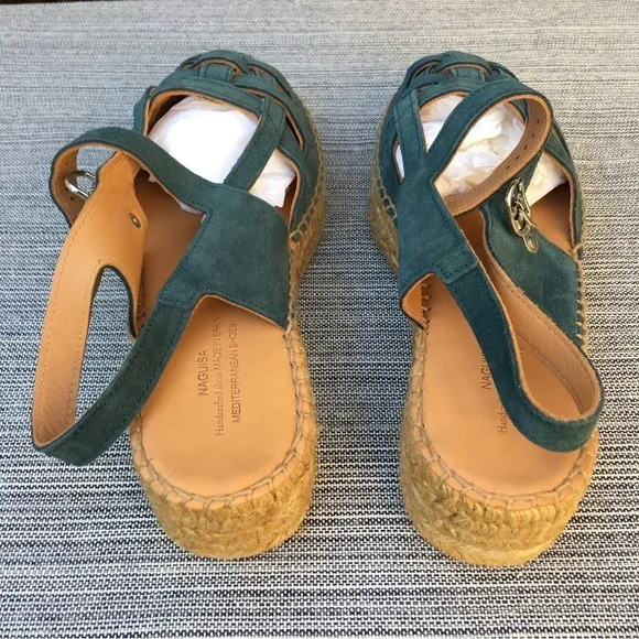 NAGUISA Thalis Espadrille Platform Sandals EU Size 39