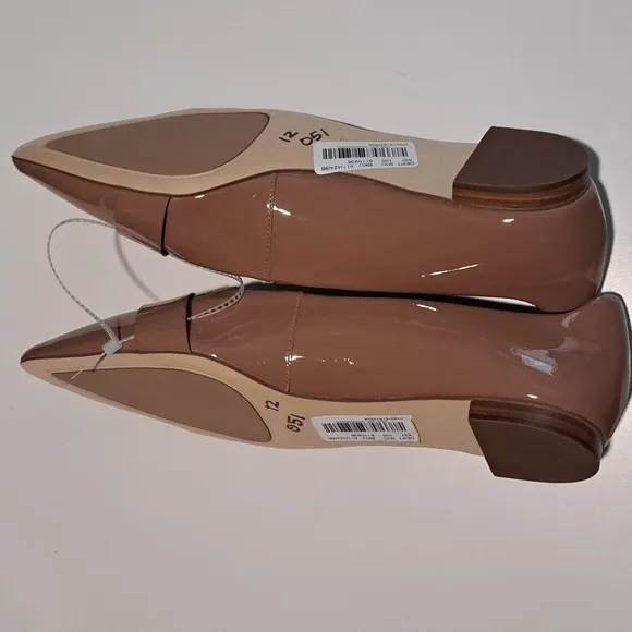 Naturalizer 27 EDIT Miller Patent Leather Pointed Toe Career Flats