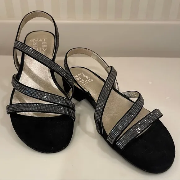 Naturalizer Maya Crystal Rhinestone Embellished Strappy Dress Sandals