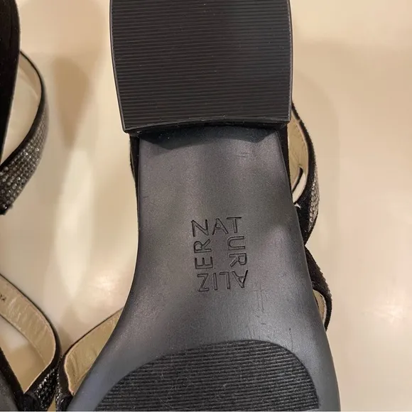Naturalizer Maya Crystal Rhinestone Embellished Strappy Dress Sandals