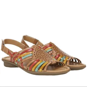 Naturalizer sz 9 Wendy haurache sandals multicolor leather