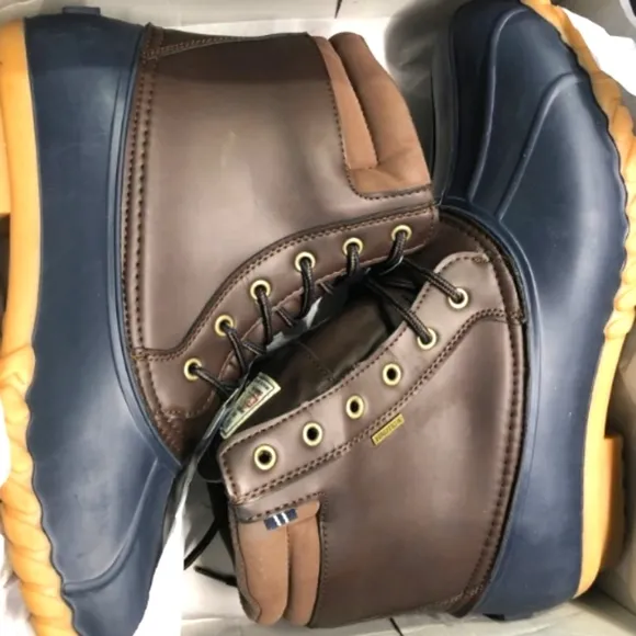 Nautica⚓ Men's Duck  Waterproof 👢☔ 🌨 Insulated Snow Boots Size 14 NWOTa