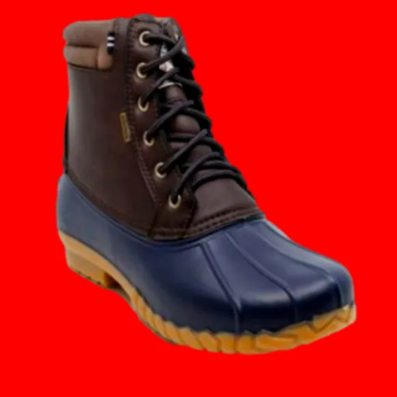 Nautica⚓ Men's Duck  Waterproof 👢☔ 🌨 Insulated Snow Boots Size 14 NWOTa
