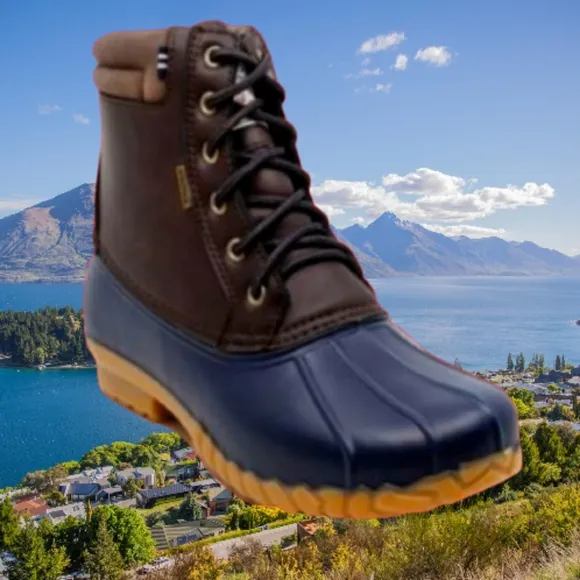 Nautica⚓ Men's Duck  Waterproof 👢☔ 🌨 Insulated Snow Boots Size 14 NWOTa