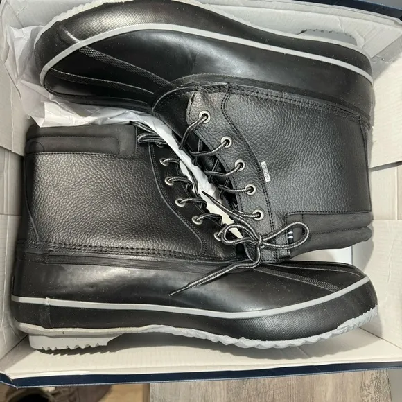 NAUTICA Mens Duck Waterproof Shell Snow &amp; Rain Boot sz 13 Wide NEW # H158