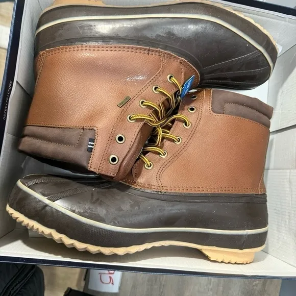 NAUTICA Mens Duck Waterproof Shell Snow &amp; Rain Boot sz 14 Wide NEW #H10
