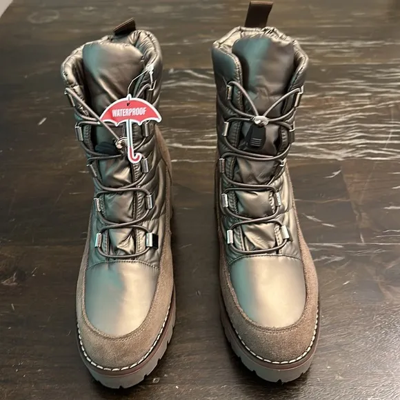 NEW $165 Blondo Dapper waterproof lace up winter rain snow boots women s…