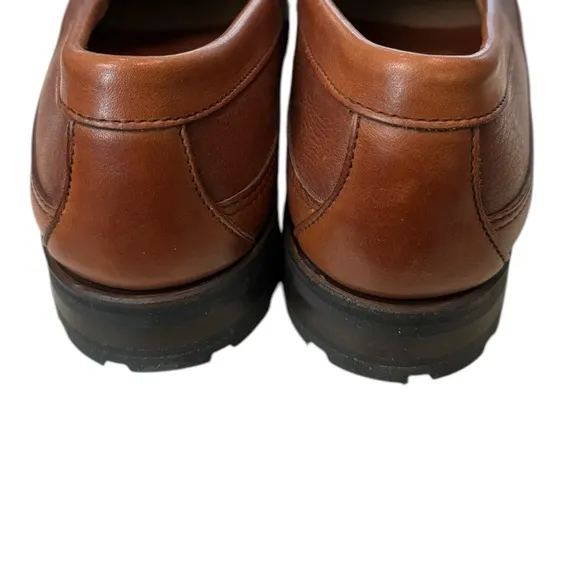 New Allen Edmonds Quincy Tan Leather Men's Slip-on Dress Shoes Loafers 9  9D