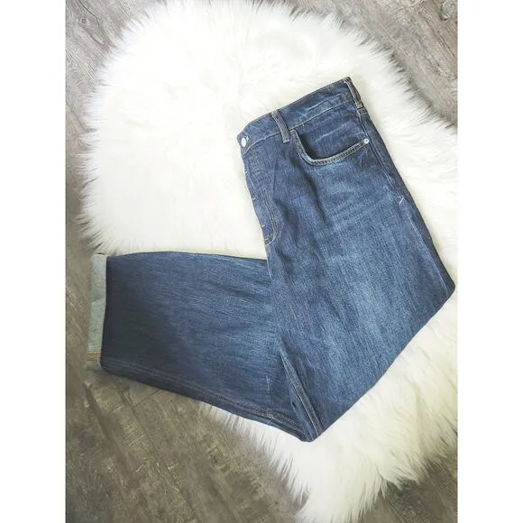 NEW Anthropologie Pilcro The Bow Boyfriend Jeans - 28 Waist
