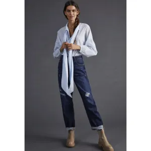 NEW Anthropologie Pilcro The Bow Boyfriend Jeans - 28 Waist