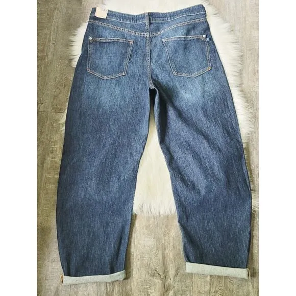 NEW Anthropologie Pilcro The Bow Boyfriend Jeans - 28 Waist