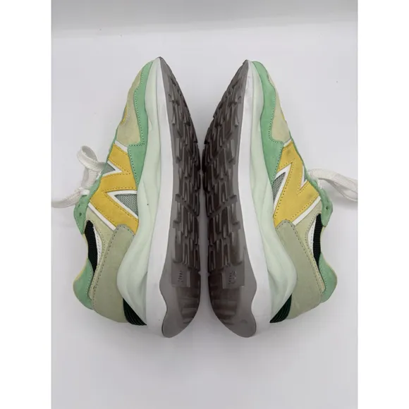 New Balance x Staud 57/40 Sneakers - Men’s Size 8 W9.5- Green/Yellow - Pre-Owned