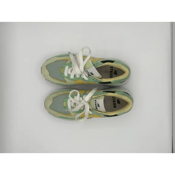 New Balance x Staud 57/40 Sneakers - Men’s Size 8 W9.5- Green/Yellow - Pre-Owned