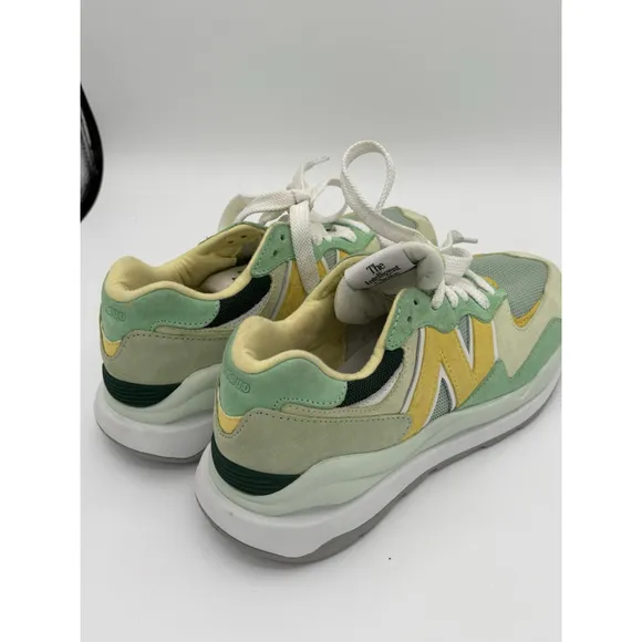 New Balance x Staud 57/40 Sneakers - Men’s Size 8 W9.5- Green/Yellow - Pre-Owned