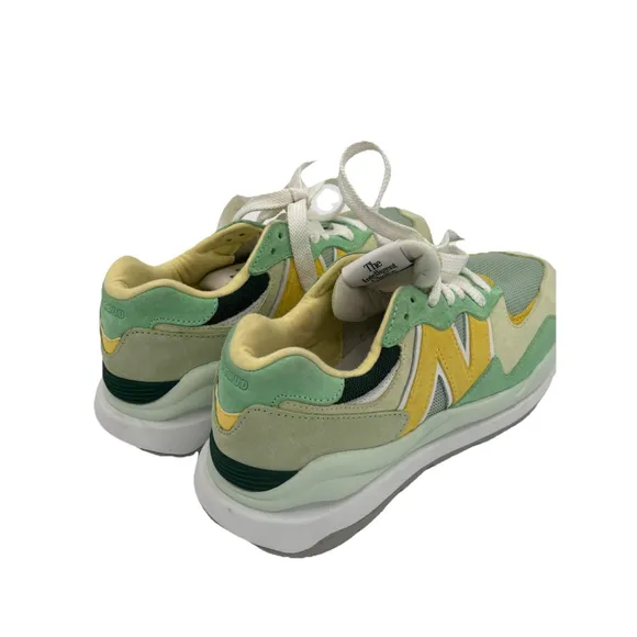 New Balance x Staud 57/40 Sneakers - Men’s Size 8 W9.5- Green/Yellow - Pre-Owned