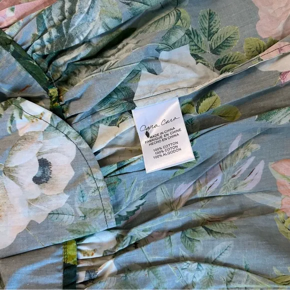 NEW BEST Cara Cara Robin Mini Dress - Olive Kingston Floral Cotton Casual Green