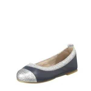 NEW BLOCH girls arabella ballet flat shoes in navy