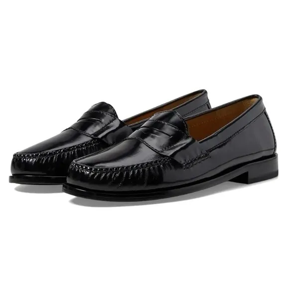 New Cole Haan Pinch Penny Loafers Prep Preppy Classic Black