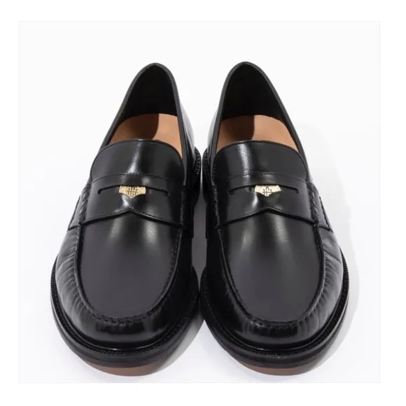 New Cole Haan Pinch Penny Loafers Prep Preppy Classic Black
