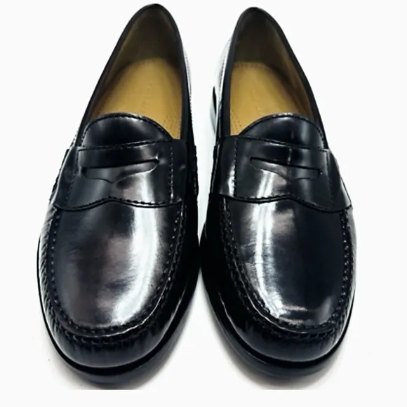 New Cole Haan Pinch Penny Loafers Prep Preppy Classic Black