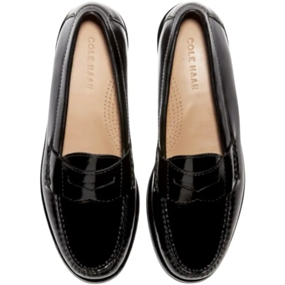 New Cole Haan Pinch Penny Loafers Prep Preppy Classic Black