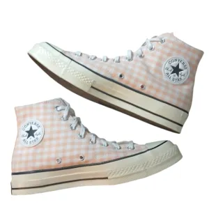 NEW Converse Checkered High-Top Sneakers