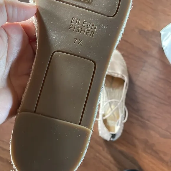 New Eileen Fisher Lace Espadrilles