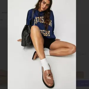 new Free People Liv LEATHER loafers  3T79