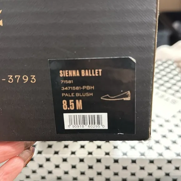 NEW Frye Suede Pointed Toe Sienna Ballet Flats in Pale Blush