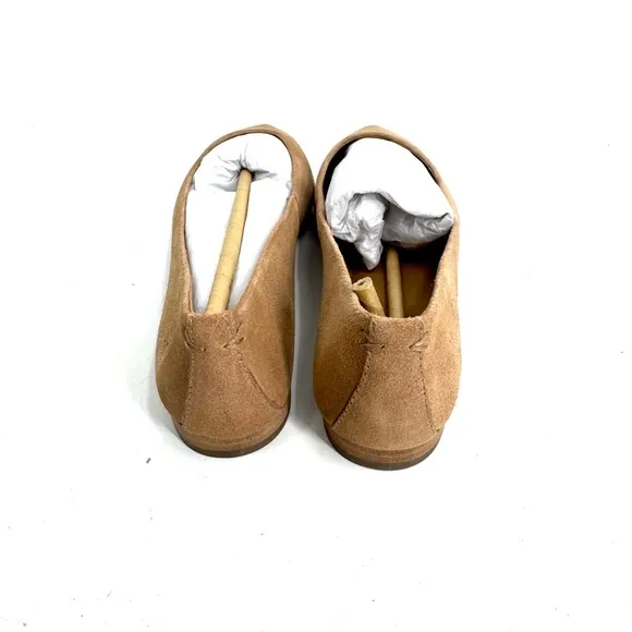 NEW Frye Suede Pointed Toe Sienna Ballet Flats in Pale Blush
