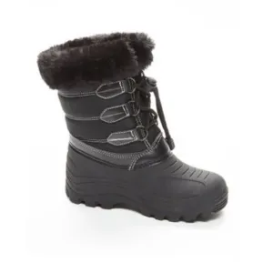 NEW Girls Rain Snow Boots Lace Tall Winter Water-resistant Insulated