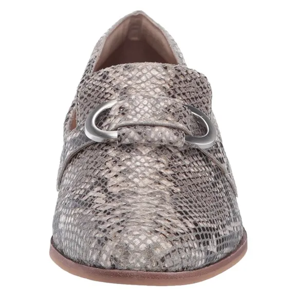 New In Box Corso Como Clarrah Leather Loafter Flat Shoes in Snakeskin Sz…