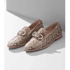 New In Box Corso Como Clarrah Leather Loafter Flat Shoes in Snakeskin Sz…