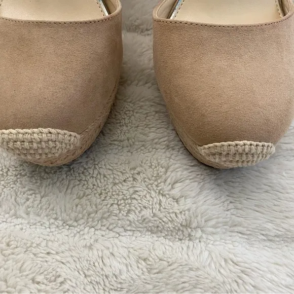 New Jessica Simpson Lace-Up Wedge Espadrilles Nwob Size 10