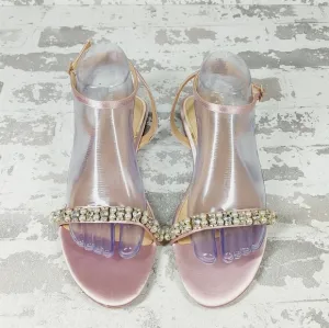 New Jewel Badgley Mischka Women's Daria Flat Sandal A483