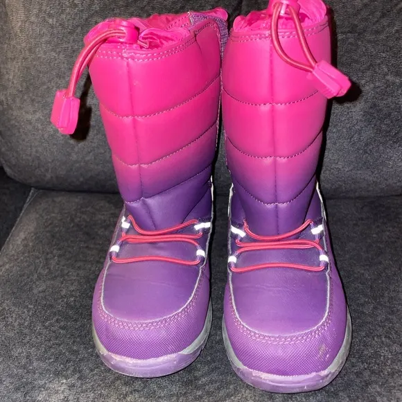 New Lands End (11) winter boots / Like new Lands End snow pants size 7