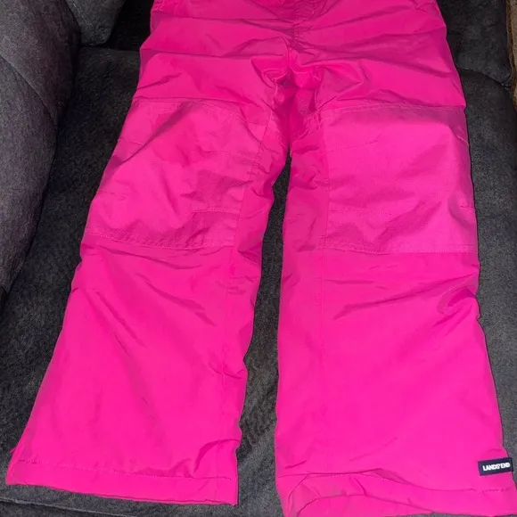 New Lands End (11) winter boots / Like new Lands End snow pants size 7