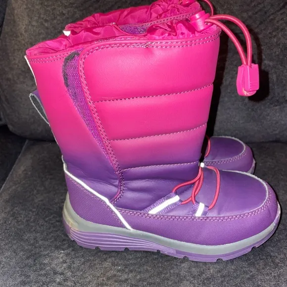 New Lands End (11) winter boots / Like new Lands End snow pants size 7