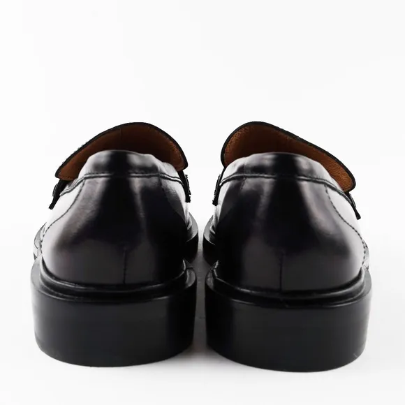 New MADEWELL Vernon Bit Hardware Loafer in True Black Leather
