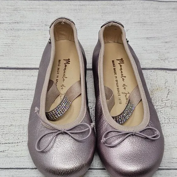 New!!! Mannela de Juan Ballet Flats‎  Size US 9/EU 25