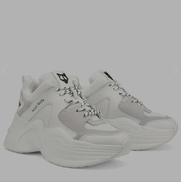 New Naked Wolfe Track White Sneakers