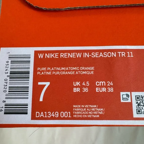 NEW Nike Renew In-Season TR 11 Trainer Sneakers NWT Pure Platinum Atomic…