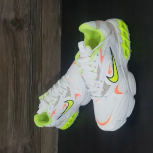 New Nike Zoom Air Fire White Neon Chunky Sneakers
