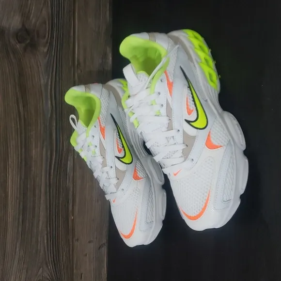 New Nike Zoom Air Fire White Neon Chunky Sneakers